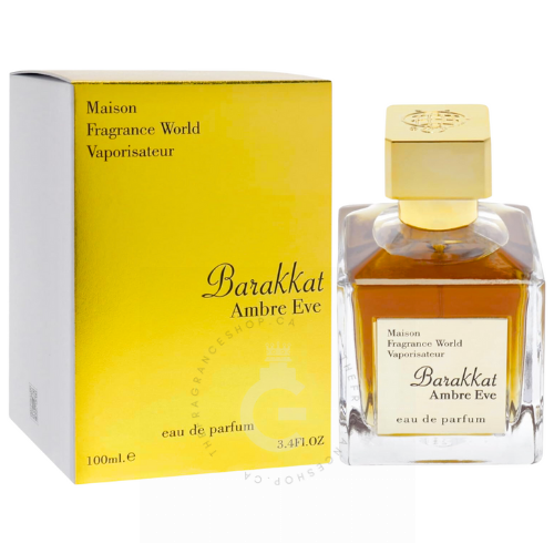 香水(男性用) Fragrance World Barakkat Ambre Eve Fragrance World Barakkat Ambre Eve Perfume For Unisex By